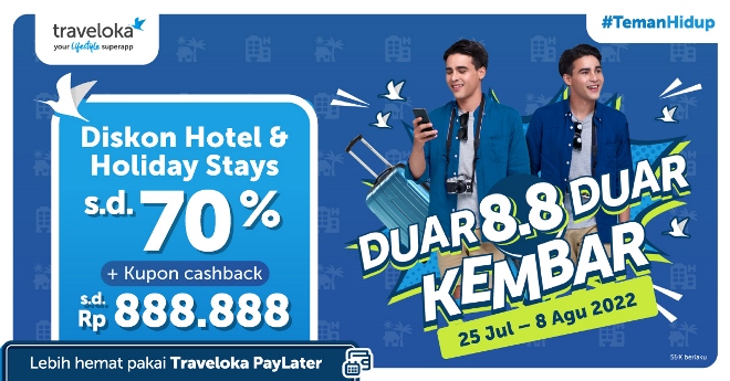 Ikut Flash Sale Traveloka 8.8